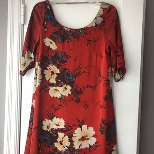 Floral print dress
